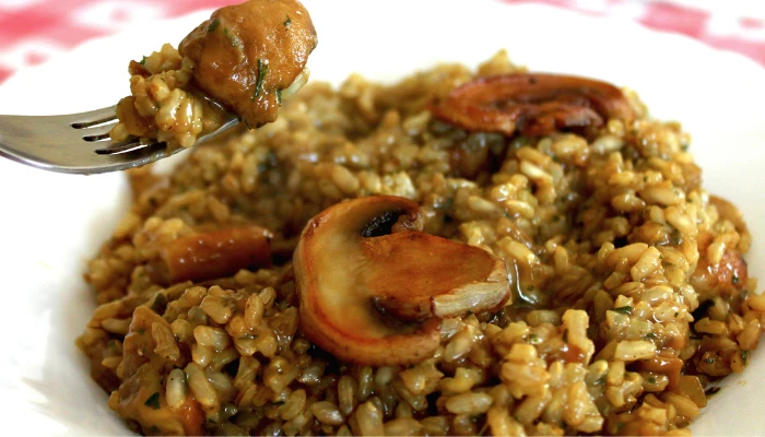 Receita de risoto ao funghi