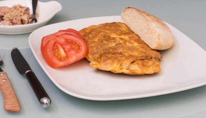 Omelete de atum