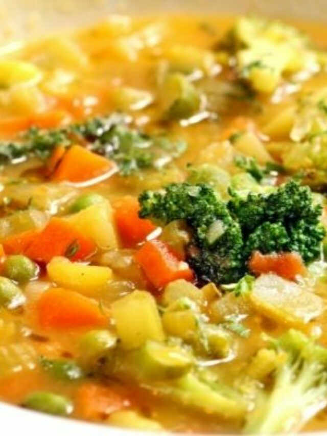 Sopa de legumes nutritiva e saborosa, irresistível nos dias frios