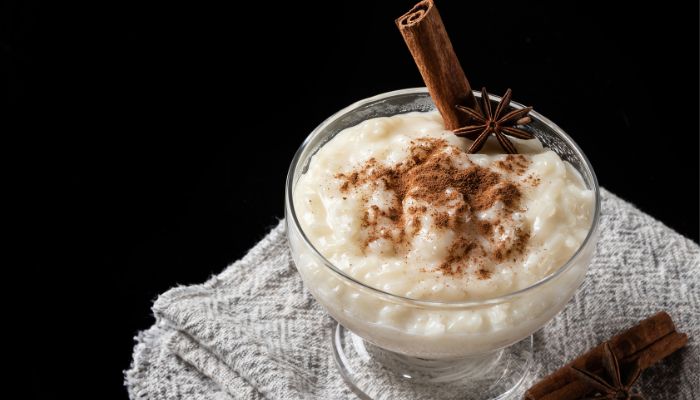 Arroz doce de microondas