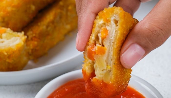 Croquetes de milho verde e queijo